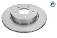2X Meyle 36-15 523 0056/PD Bremsscheibe Passend FüR Nissan Renault