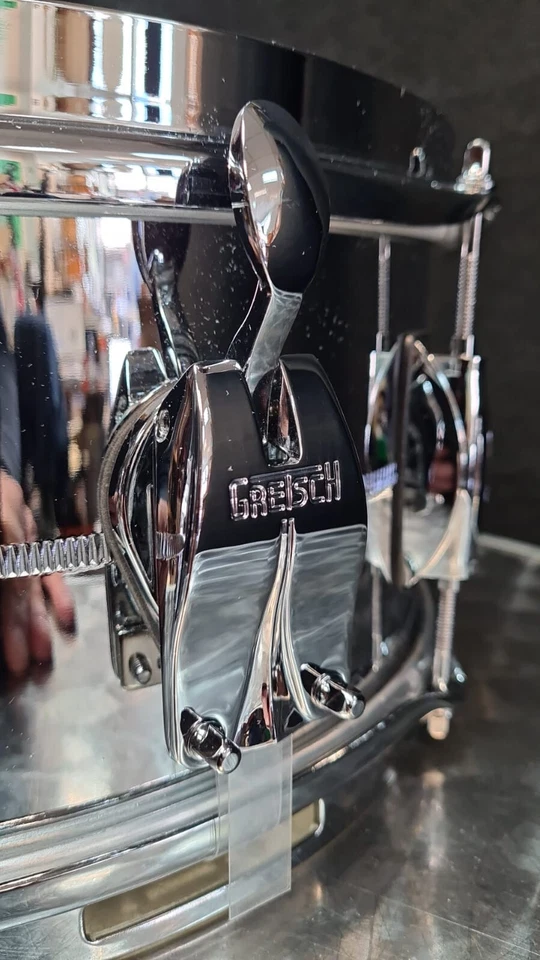 Gretsch Snare Drum  USA 12x6" Zoll Chrome over Steel Brooklyn USA / Stahl - Bild 3 von 4