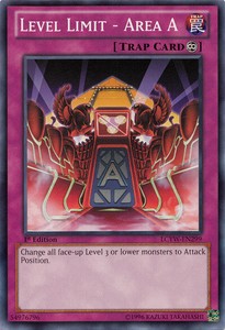 Level Limit - Area A - LCYW-EN299 - Common - 1st Edition x3 - Near Mint