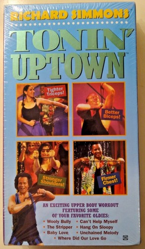 Sealed - Richard Simmons Tonin Uptown VHS 1996 VTG workout, exercise - Picture 2 of 5