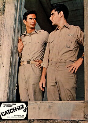18 Aushangfotos, CATCH 22, mit Martin Balsam, Anthony Perkins, Orson Welles 1970