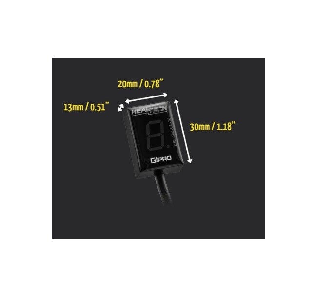 KTM SX 350 all Healtech Gear indicator Gipro GPXT + GPX-WSS RED