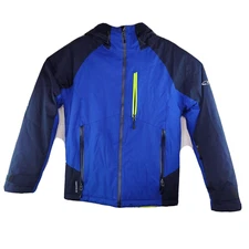 Columbia Women's Small Jacket Blue Venture Shell Waist Length Hooded Zipper