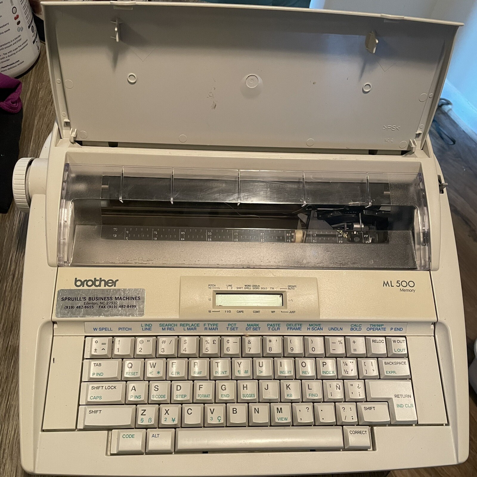 Brother ML500 Memory Electronic Word Processing Typewriter PARTS! READ