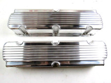 Small Block Ford 289 302 351w Fabricated Valve Cover Set Polished E41346p