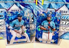 2023 Bowman Chrome Sapphire Selections Lazaro Montes/Felnin Celesten Lot 2 - SEA