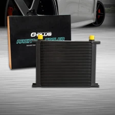 Fit For Universal 30 Row 10AN Aluminum Engine Transmission Oil Cooler Black