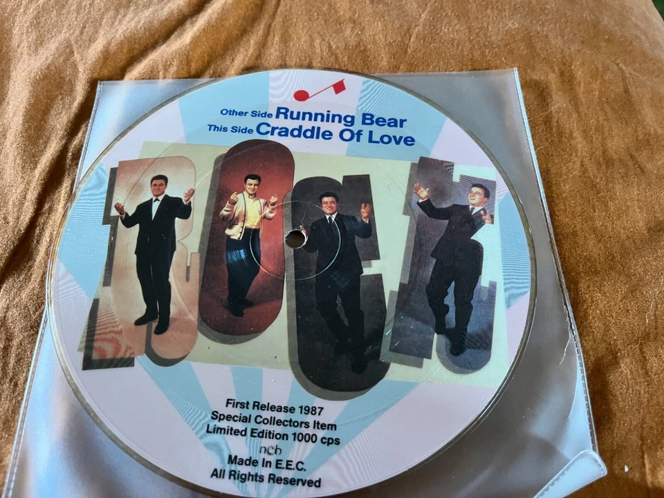 Johnny Preston ‎– Running Bear / Cradle Of Love 7" Picture Disc - Bild 2 von 2