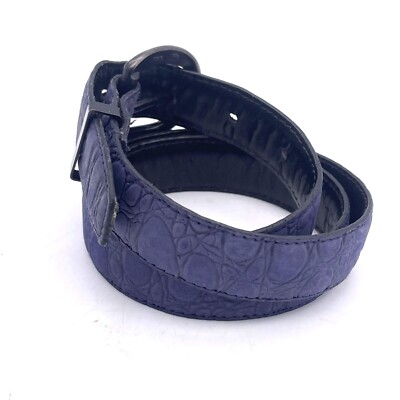 Just Jamie Women Italian Alligator Calfskin Leather Belt  display picture 1