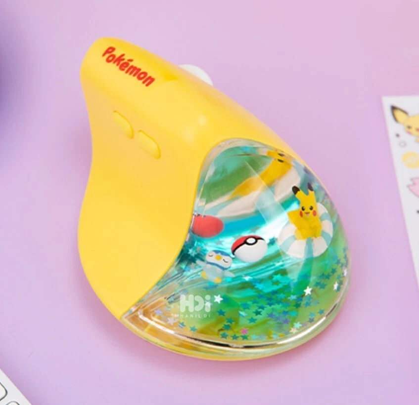 POKEMON Vertical Figure Bluetooth RF 2.4GHz Wireless Mouse Genuine - Image 3 of 4