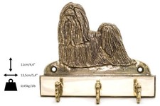 Shih Tzu - brass hanger with image of a dog, high quality Art Dog USA