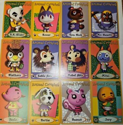 Animal Crossing Gamecube E-Reader Single Cards