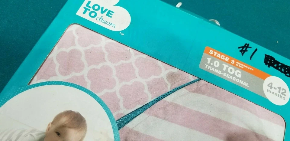 Saco de dormir Love To Dream Inventa, 1,0 Tog 4-12 ¡LEER!! Foto 3 de 4