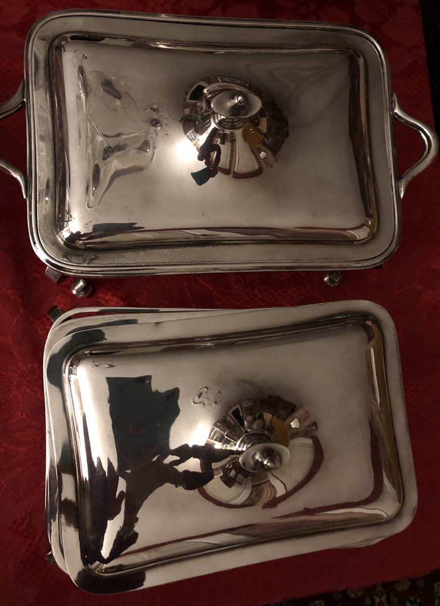 VINTAGE MAPPIN & WEBB SILVER PLATE ENTREE SERVERS | eBay
