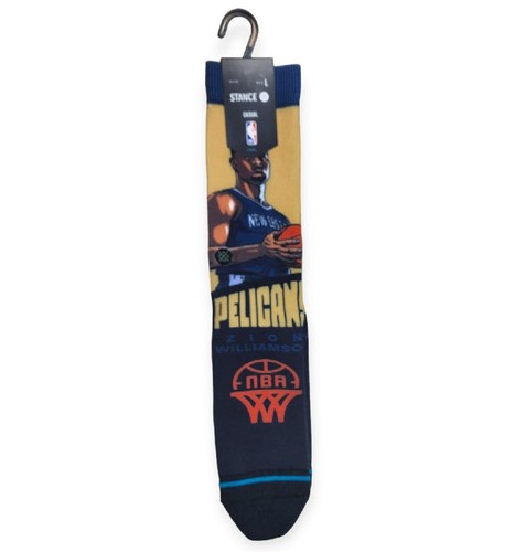 Stance NBA Graded Zion Williamson Pelicans Crew Socks Large Mens 9-13 - Picture 3 of 6