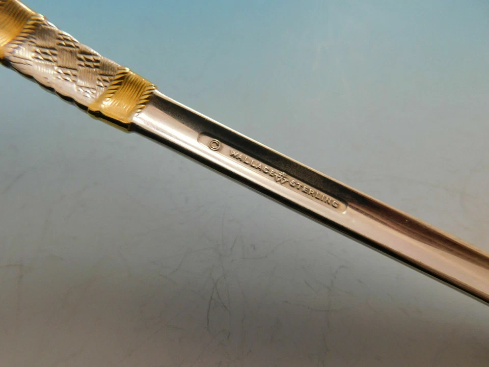 Tejido Egeo Oro por Wallace Plata Esterlina Tamaño Regular Lugar Ajuste(s) 4 piezas Foto 4 de 4