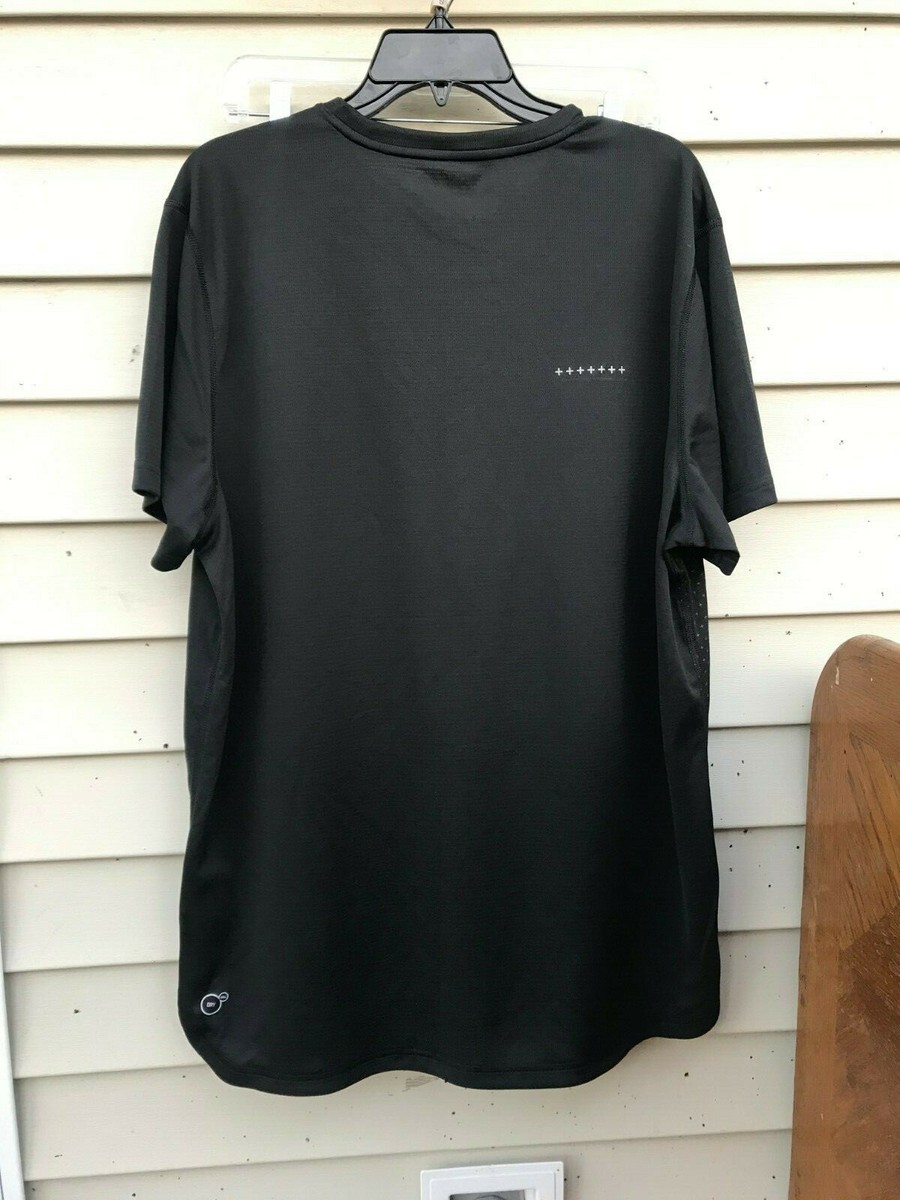 Puma Ignite Graphic Short Sleeve Mens Running Top Black W