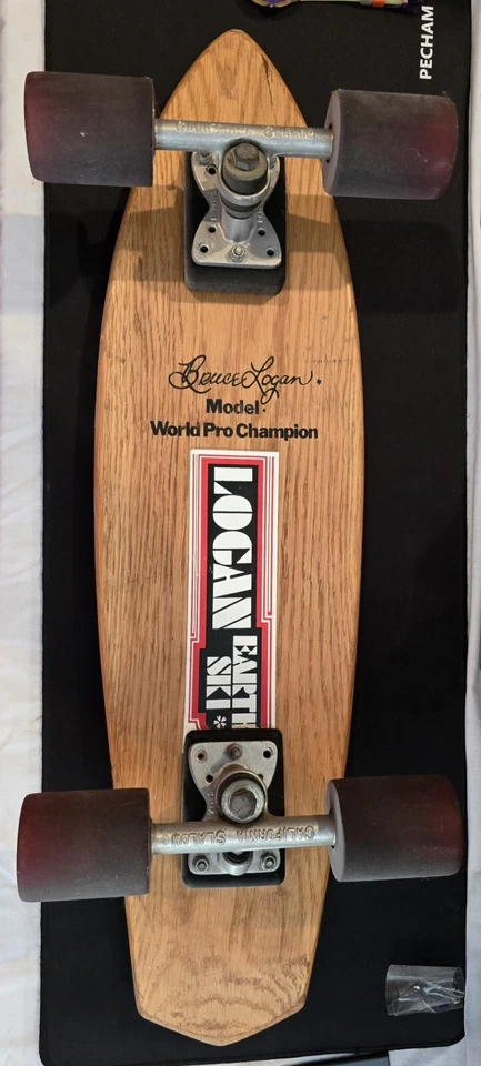 Esquí Logan Earth súper limpio Bruce Logan Calif Slalom raro de colección  Foto 2 de 4