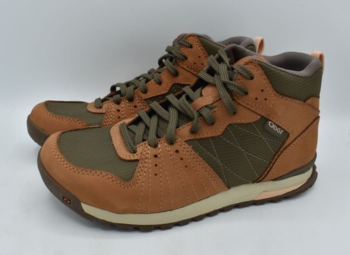 Oboz Footwear Womens Size 8.5 Bozeman Mid Waterproof Leather Hiking Boots