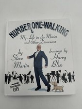 Steve Martin Harry Bliss Signed 1st Edition Hardback Book Number One Is Walking
