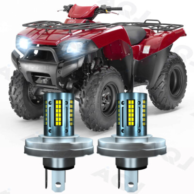 Super Premier LED Headlight Bulbs For Kawasaki Brute Force 650 2005-2013 – P45T 6000K