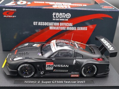 EBBRO 43912 1:43 NISSAN NISMO FAIRLADY Z TEST CAR 2007 SUPER GT