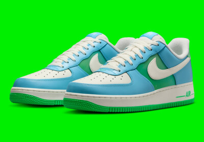 Nike Air Force 1 '07 Low Aquarius Blue Green Shock Vapor FZ4032