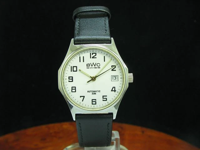 BWC Edelstahl Automatic Herrenuhr / Ref 754-3070-25 / Kaliber ETA 