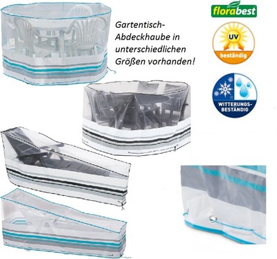 Florabest Gartentisch Gartenliege Abdeckhaube Schutzhulle Uberzug Tisch Haube Ebay