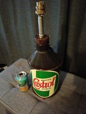 Vintage Oil Can Man Cave Table Light