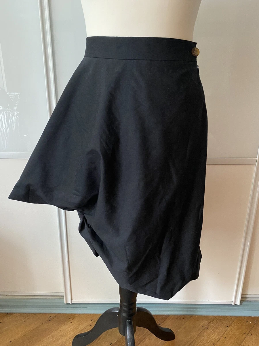 Black wool top skirt uk