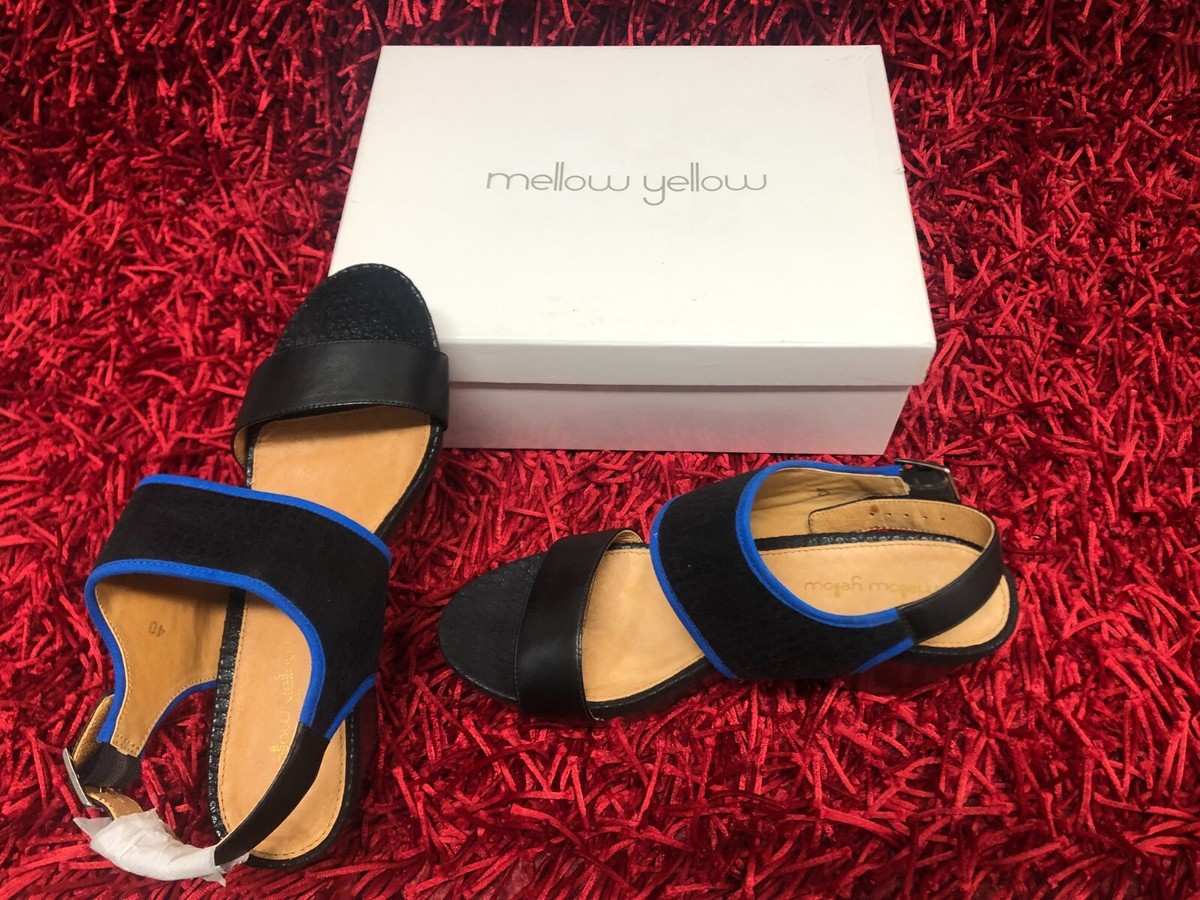 Sandali Donna Mellow Yellow Taglia 39 Colore Nero Nuovo