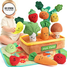 Mini Tudou Baby Toys 6-12 Months-Fruits Veggies Farm Child-size, Multicolored