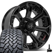 Set4 4play 4p70 22x10 Black Brushed Wheels 28545r22 At Tires Tpms 5 Lug