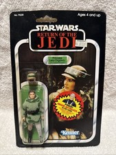 Princess Leia Organa Combat Poncho 1983 Star Wars ROTJ 77 Back Sealed MOC Jedi