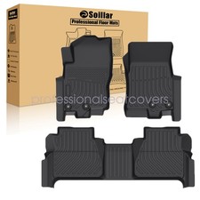 For 2022-2025 Nissan Frontier Crew Cab Tpe Floor Mats Liners 3d All Weather New For 2022-2025 Nissan Frontier Crew Cab Tpe Floor Mats Liners 3d All Weather New