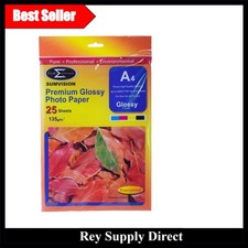 Professional A4 135GSM Glossy Photo Paper - Waterproof Inkjet Sheets (25 Pack)