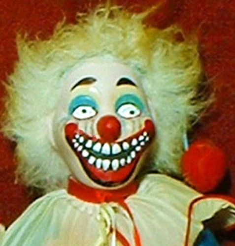 Creepy Old 17 inch Porcelain Clown Doll Halloween