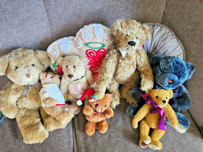 Clemens Bear German mohair Merrythought Royal Meghan Spiegel assorted  LOT Bear