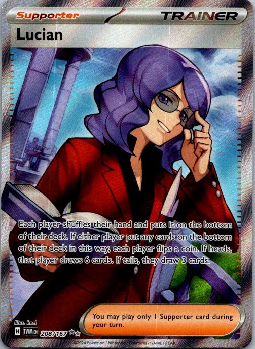 Lucian Ultra Rare SV06: Twilight Masquerade 208/167 NM