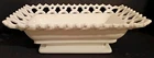 Vintage Westmoreland White Milk Glass Lattice REPLACEMENT BASE Dish 8" x 5" x 3"