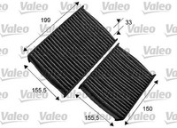 Valeo Filter, Innenraumluft U.A. FüR CitroËN, Ds, Peugeot