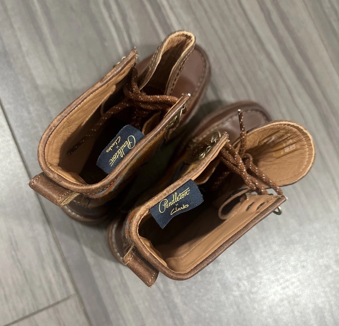 Pendleton Clarks Collaboration High Ankle Leather… - image 17