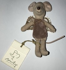 New Maileg Rare Retired Little Sister Lavender Purple Fairy Mouse Dusty NWT