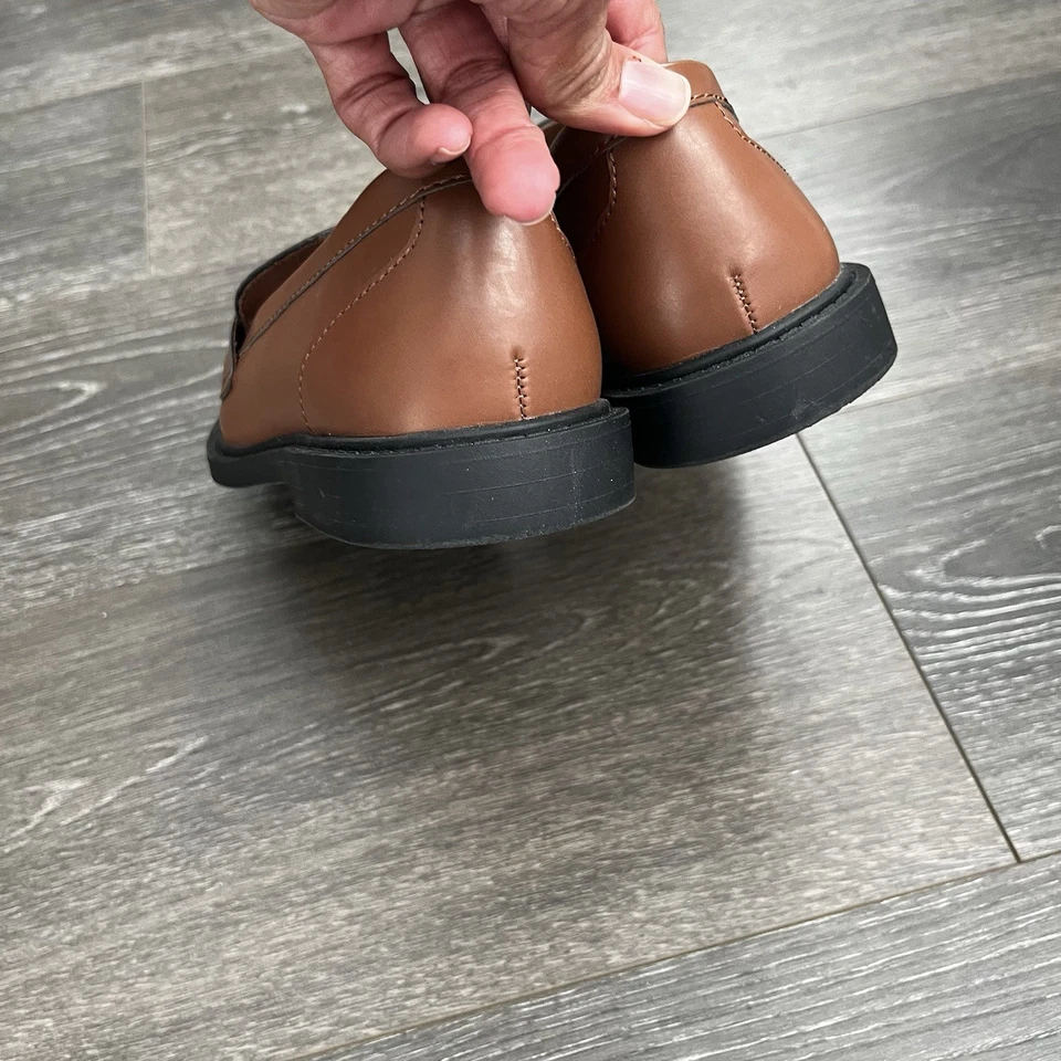 Комплект лоферов Old Navy черный коричневый женский размер 9 искусственная кожа опрятный Academia - Изображение 4 из 4