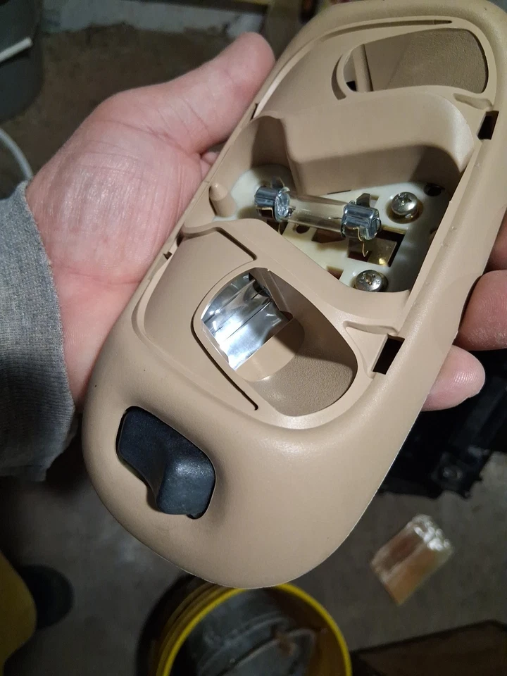 Ford F150 F250 F350 Excursion 1992-2002 techo superduty cúpula mapa ligero beige OEM Foto 4 de 4