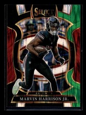 2025 Panini Select - Concourse Marvin Harrison Jr. #22 Black & Green Prizm