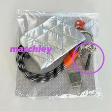 Tully's Multibag Charm Coffee Filter Card Pocket with Carabiner Used