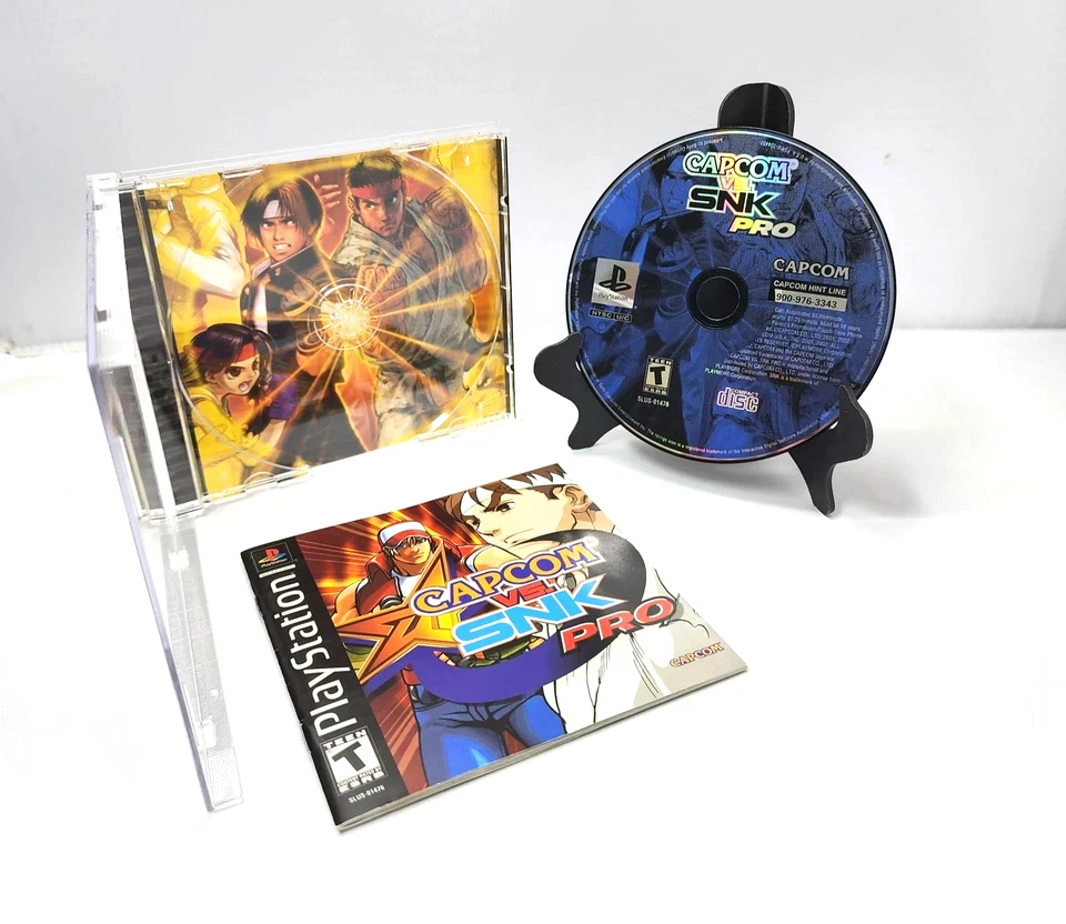 Capcom vs. SNK Pro (Sony PlayStation 1 PS1) CIB Complete - TESTED - Image 2 of 4