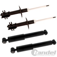 4x GASDRUCK STOßDÄMPFER VORDERACHSE + HINTERACHSE passend für FIAT PUNTO (188)